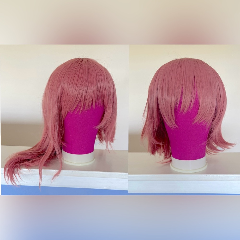 Pink costume wigs for cosplay